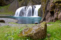Waterfall in the Stjorn river, Iceland No2